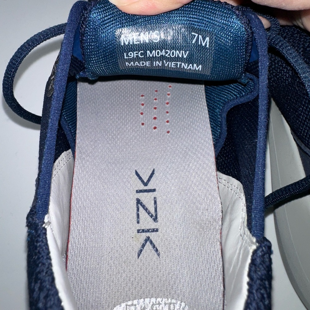 Kizik Madrid Echo Navy Sneakers Men’s 
Size 7M #M0420NV - Picture 9 of 13